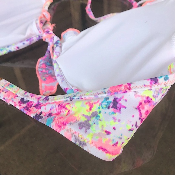 🆕🔥VICTORIA SECRETS SUPER CUTE DEMI PUSH UP BIKINI TOP NEVER WORN/GORG COLORS - Picture 10 of 16